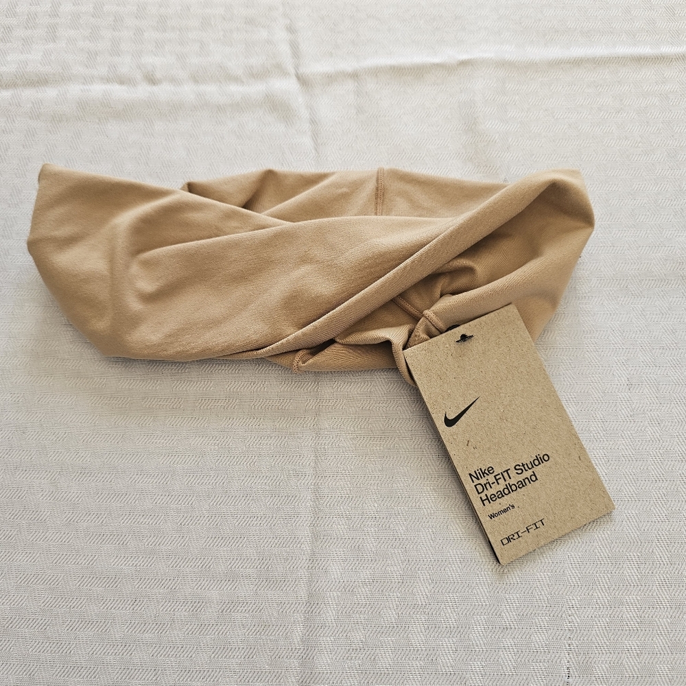 Nike Women's‎ Beige Dri-FIT Headband